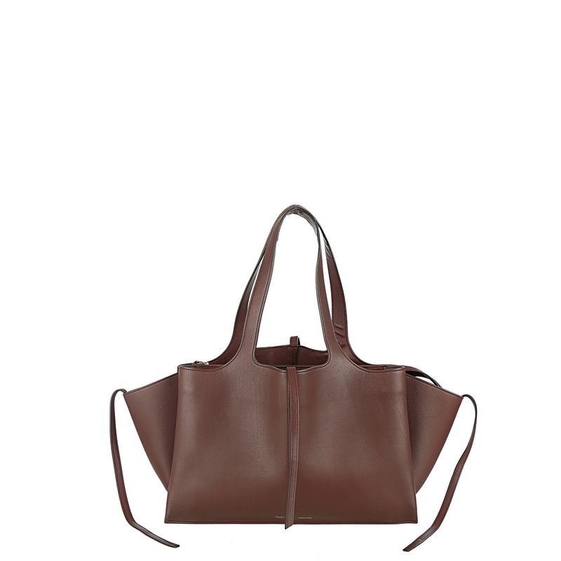 Bolsa-Celine-Tote-Couro-Vinho