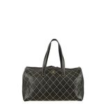 Mala-Chanel-Surpique-Duffle-XL-Couro-Preto