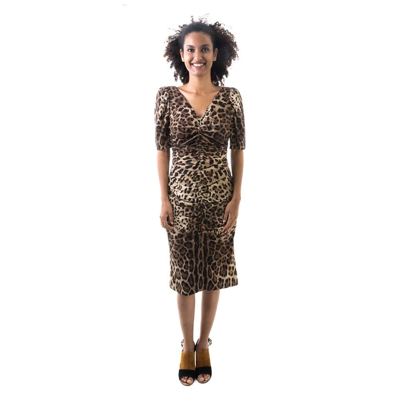 Vestido-Dolce---Gabbana-Animal-Print-Drapeado