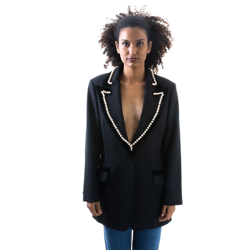 Blazer-Gucci-Preto-La-Veludo-e-Lapela-de-Perolas