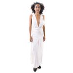 Vestido-Mixed-Branco-Listrado-com-Amarracao