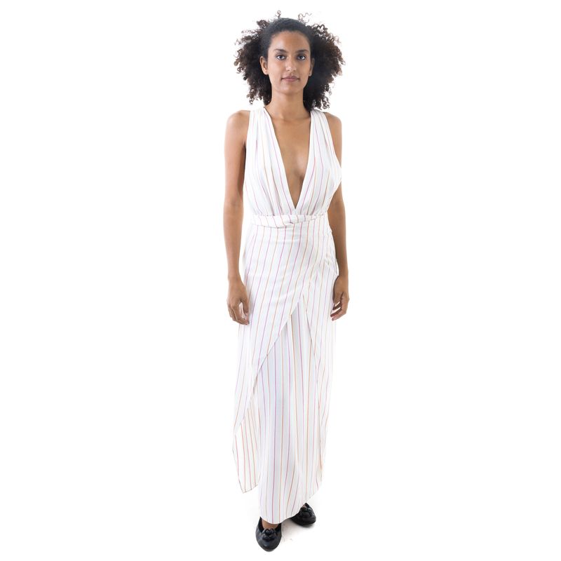 Vestido-Mixed-Branco-Listrado-com-Amarracao