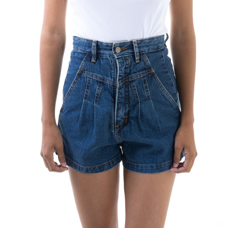 Short-Jeans-Cintura-Alta-Framed