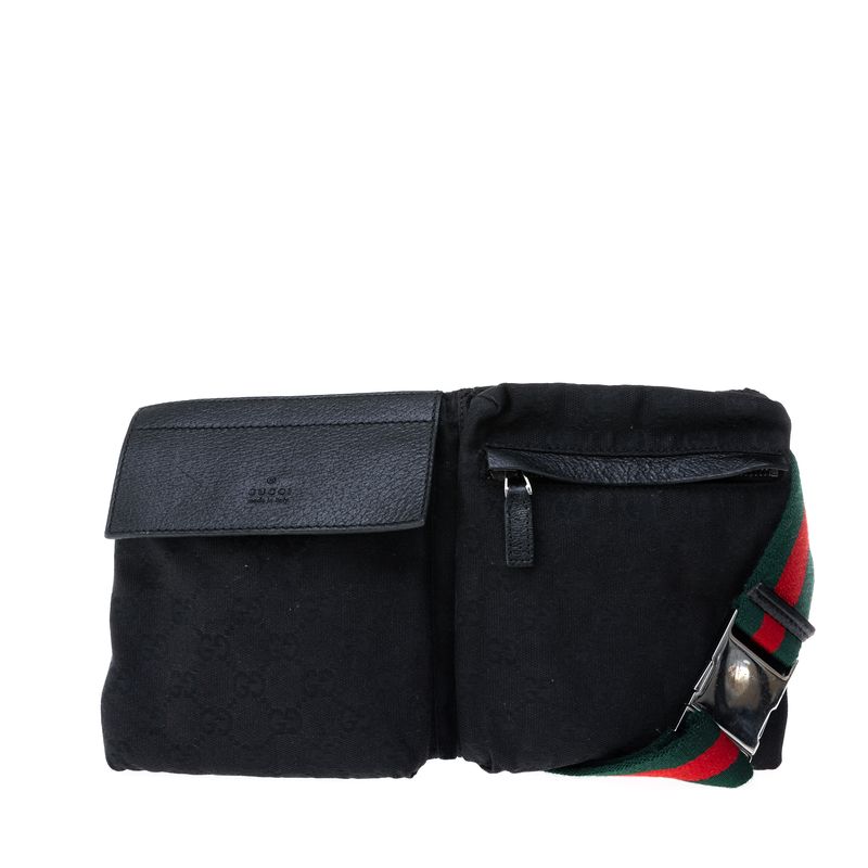 Pochete-Gucci-GG-Supreme-Preto