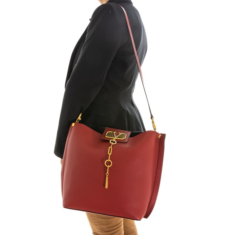 Bolsa-Valentino-VLogo-Hobo-Vermelha