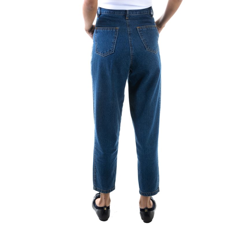 Calca-Jeans-Framed-Cintura-Alta-com-Pregas