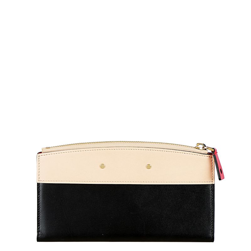 Carteira-Louis-Vuitton-Couro-Preto-e-Bege