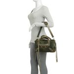 Bolsa-Balenciaga-Twiggy-Pelo-e-Couro-Verde
