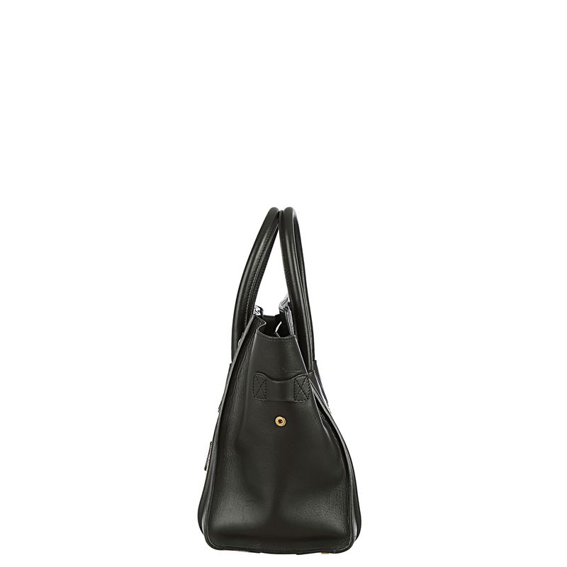 Bolsa-Celine-Luggage-Couro-Preto-e-Python