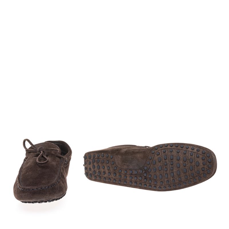 Mocassim-Tod-s-Camurca-Marrom