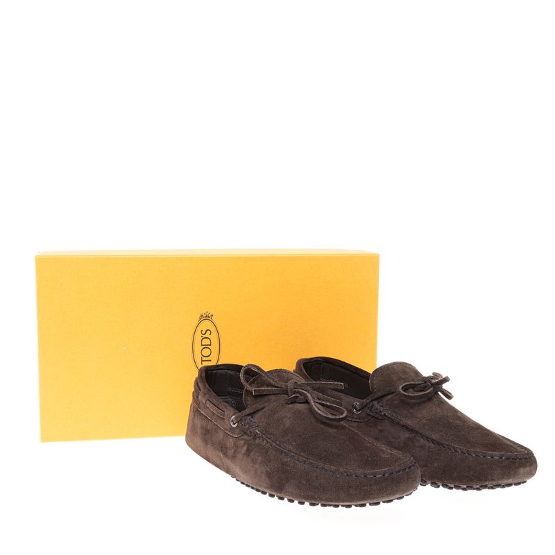 Mocassim-Tod-s-Camurca-Marrom