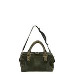 Bolsa-Balenciaga-Twiggy-Pelo-e-Couro-Verde