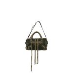 Bolsa-Balenciaga-Twiggy-Pelo-e-Couro-Verde