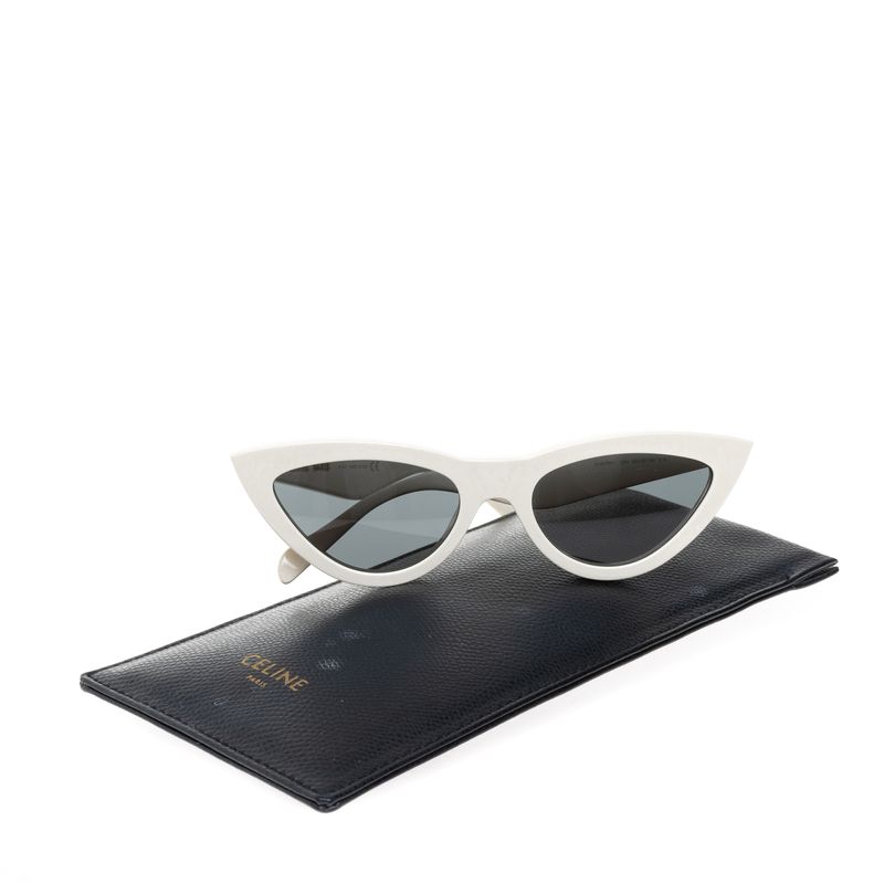 Oculos-Celine-CL4019IN-Acetato-Branco-Gatinho