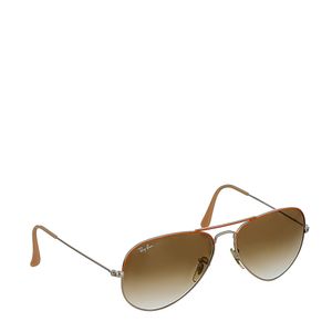 Óculos Ray Ban Aviator Lente Degradê Marrom