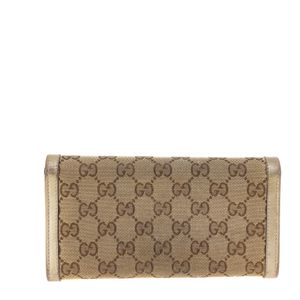 Carteira Gucci Longa GG Supreme Bege