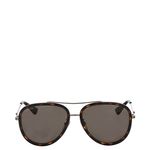 Oculos-Gucci-Acetato-Marrom-Metal-Prateado