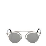 Oculos-Christan-Dior-Metal-Prateado-Lente-Espelhada