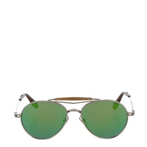 Óculos Givenchy Armação Prateado Lente Verde