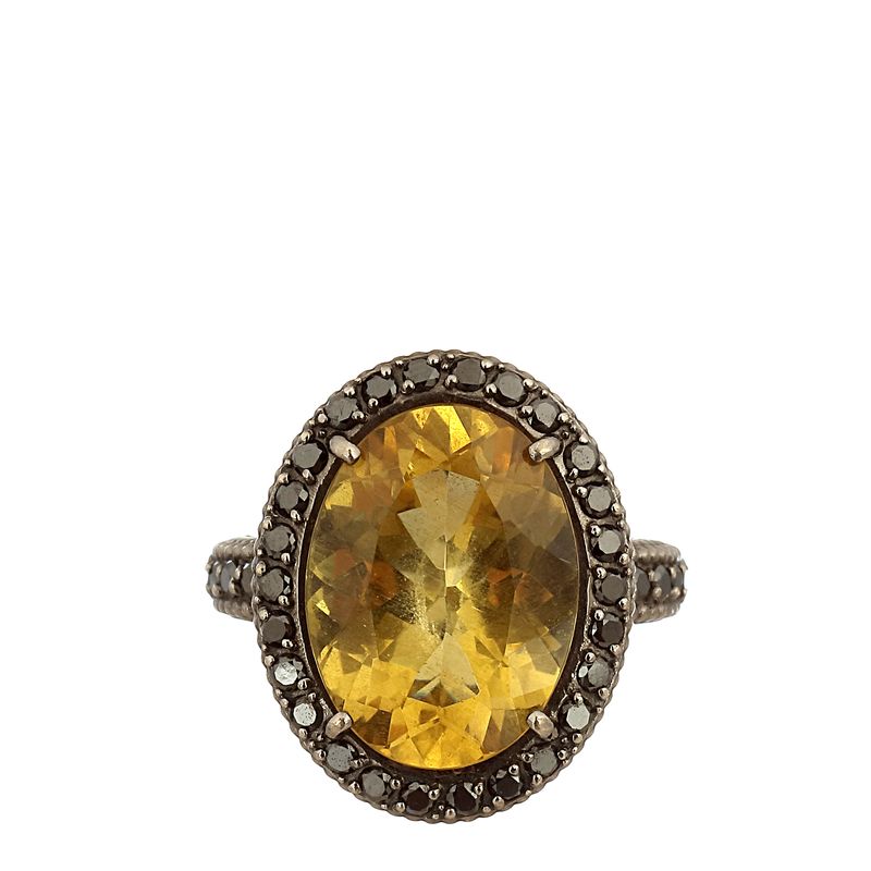 Anel-Carla-Amorim-Ouro-Preto-em-Ouro-Negro-Diamante-Negro-e-Berilo