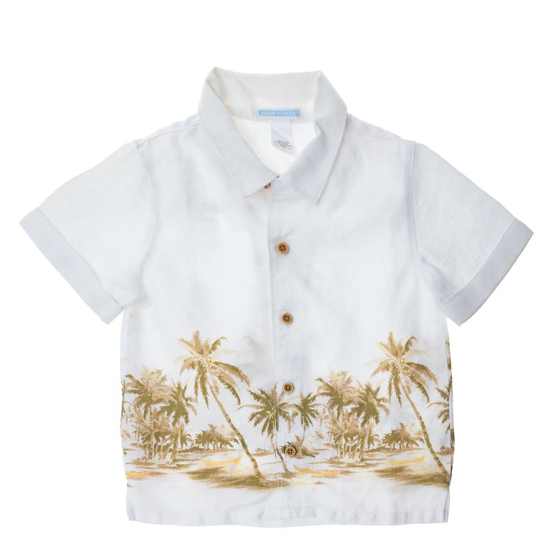 Camisa-Janie-and-Jack-Infantil-Linho-Branco-e-Coqueiros