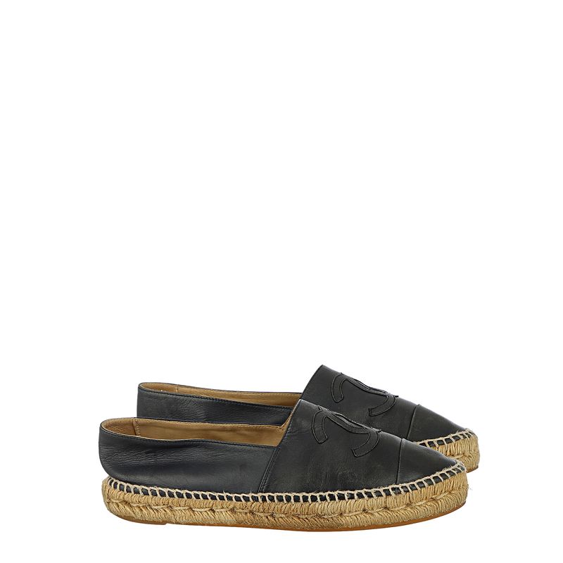 Espadrille-Chanel-Couro-Azul-Marinho