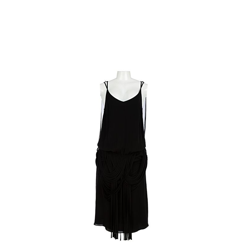 Vestido-Cris-Barros-Preto-Franjas