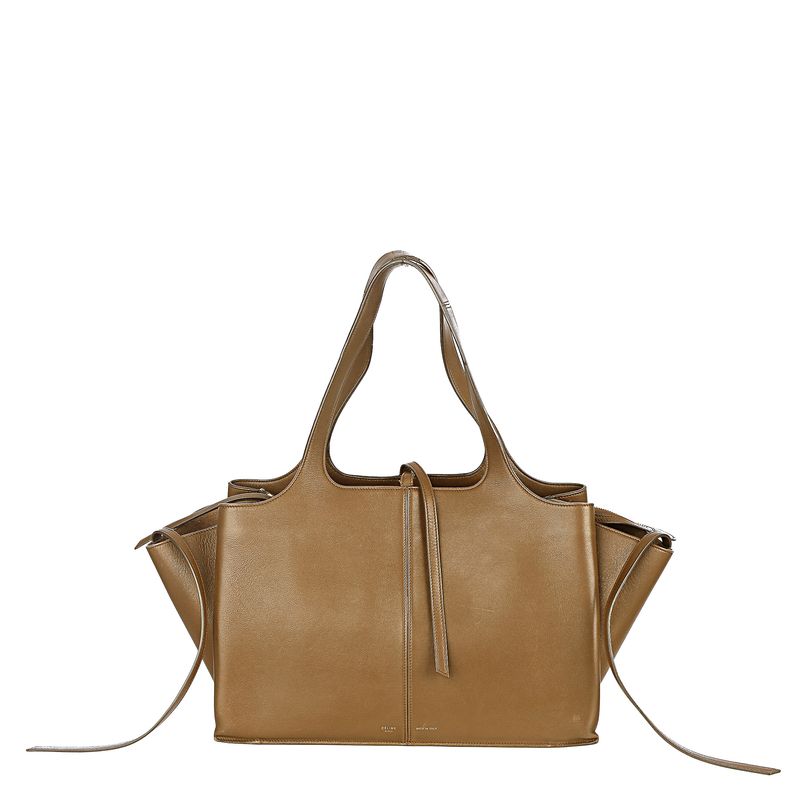 Bolsa-Celine-Tote-Couro-Marrom