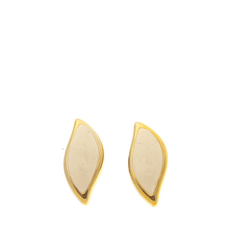 Brinco-de-Pressao-Vintage-Folha-Dourada-e-Esmalte-Branco