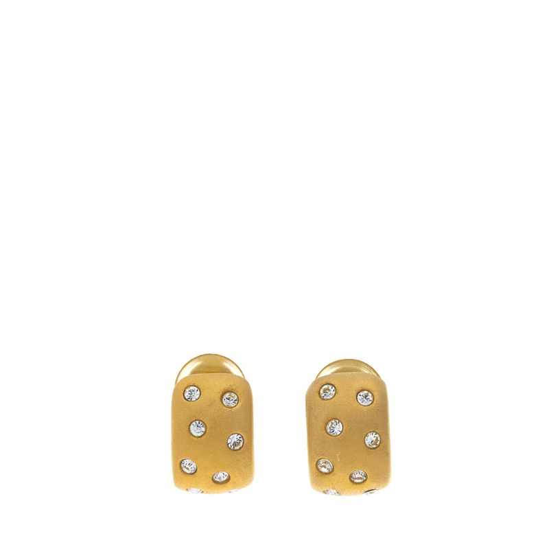 Brinco-de-Pressao-Swarovski-Dourado-com-8-Cristais