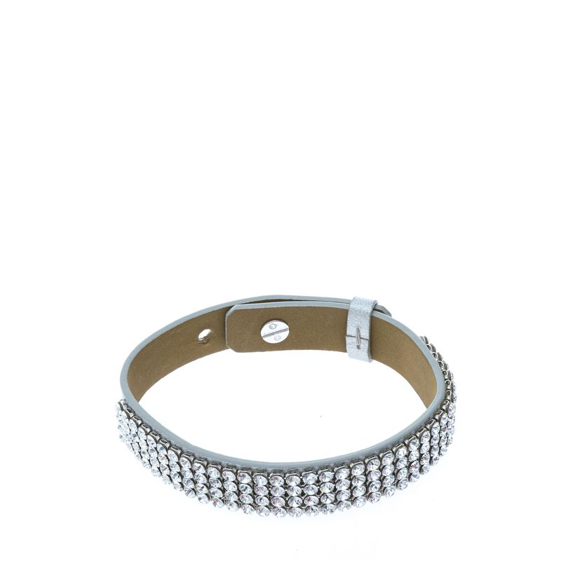 Pulseira-Swarovski-Cristais-e-Couro-Prateado