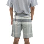 Bermuda-Burberry-Nylon-Quadriculado-Cinza