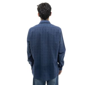 Camisa Burberry Xadrez Azul