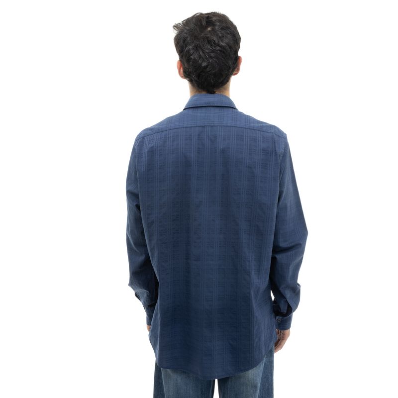 Camisa-Burberry-Xadrez-Azul