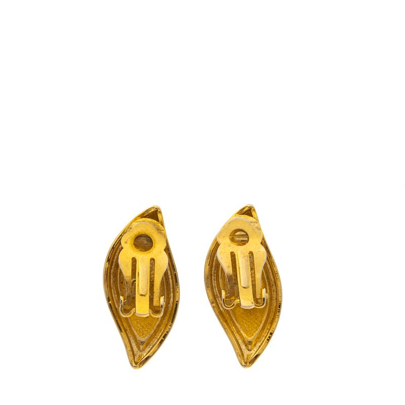 Brinco-de-Pressao-Vintage-Folha-Dourada-e-Esmalte-Branco