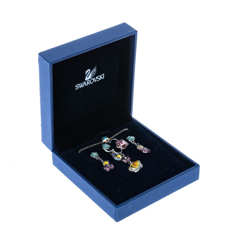 Conjunto-Swarovski-Flores-e-Borboletas