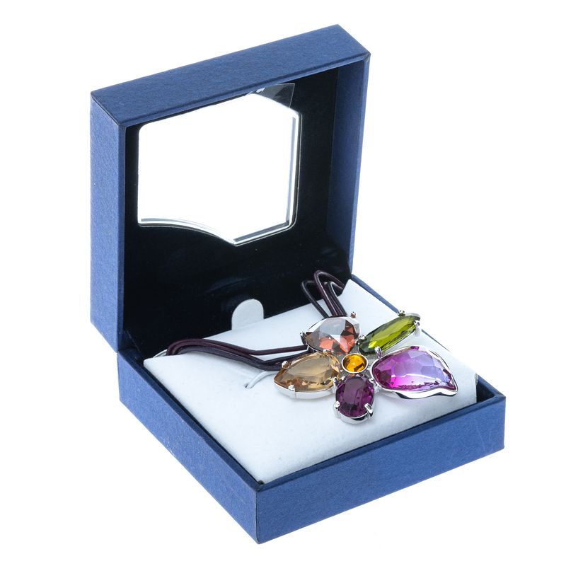 Colar-Swarovski-Flor-Cristais-Coloridos