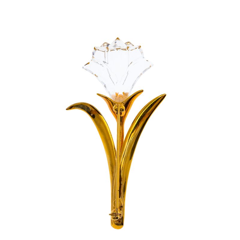 Broche-Swarovski-Flor-Dourado-com-Cristal