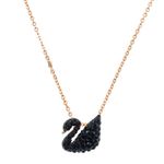 Colar-Swarovski-Pingente-Cisne-Negro