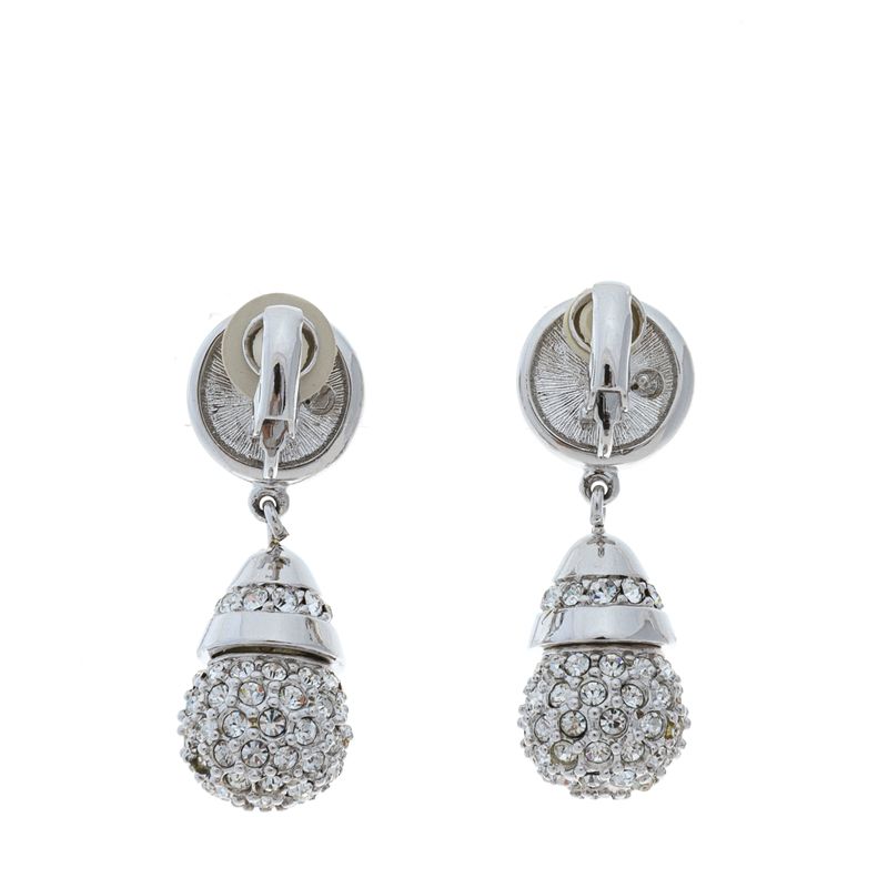 Brinco-de-Pressao-Swarovski-Pendente-Prateado-e-Cristais