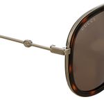 Oculos-Gucci-Acetato-Marrom-Metal-Prateado