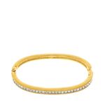 Bracelete-Swarovski-Fino-Oval-Dourado-com-Cristais