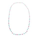 Colar-Swarovski-Longo-Cristais-Redondos-Multicoloridos-Claros
