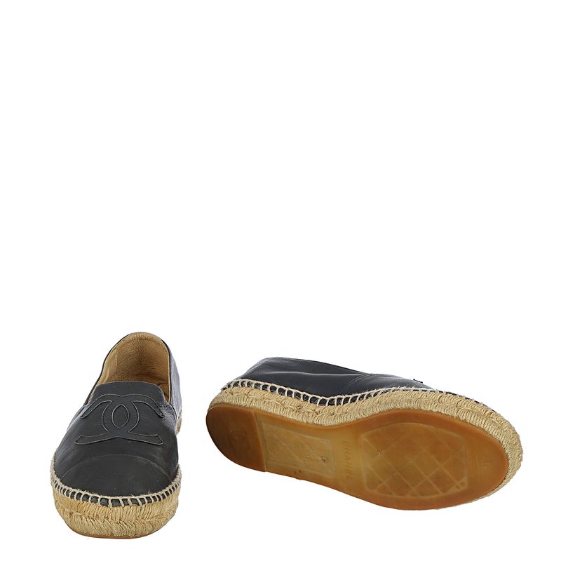 Espadrille-Chanel-Couro-Azul-Marinho