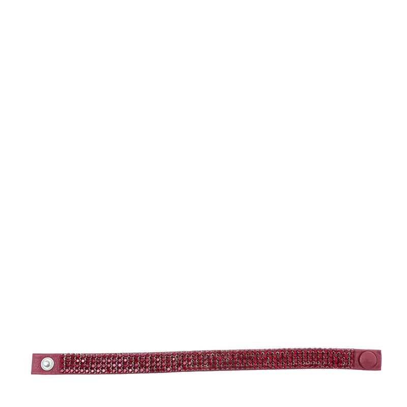 Pulseira-Swarovski-Cristais-e-Couro-Vermelho