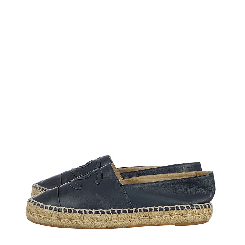 Espadrille-Chanel-Couro-Azul-Marinho