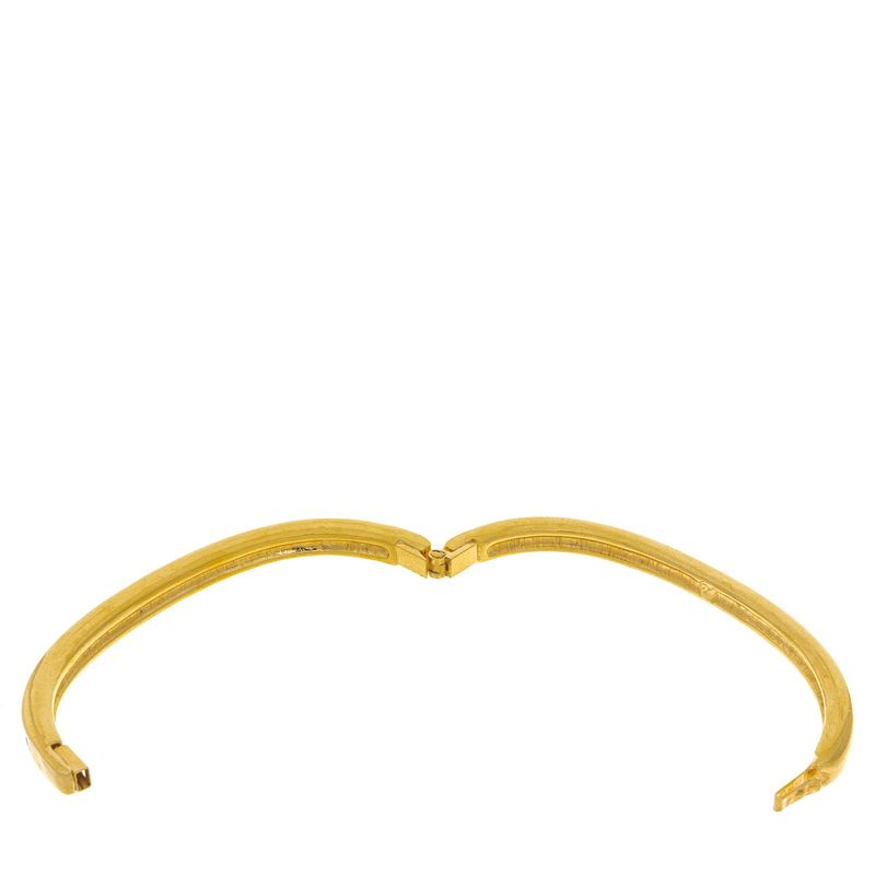 Bracelete-Swarovski-Fino-Oval-Dourado-com-Cristais