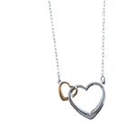 Colar-Swarovski-Coracao-de-Cristais-e-Mini-Coracao-Dourado