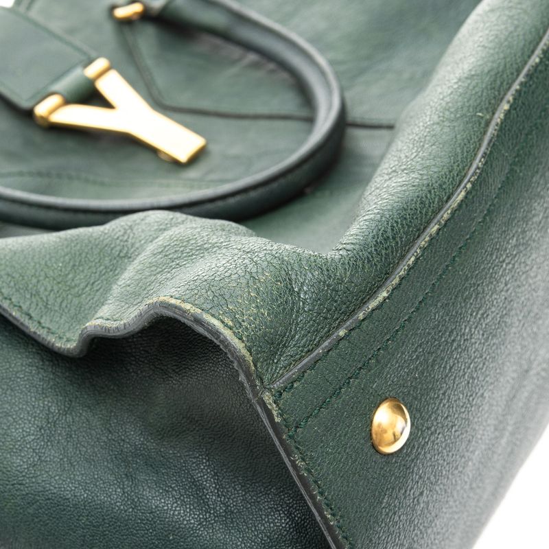 Bolsa-Saint-Laurent-Classic-Y-Chyc-Tote-Verde