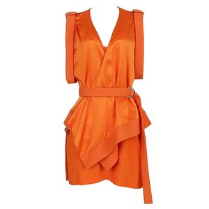 Vestido Mugler Laranja